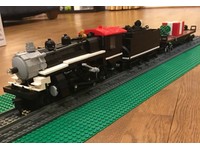 custom lego steam train